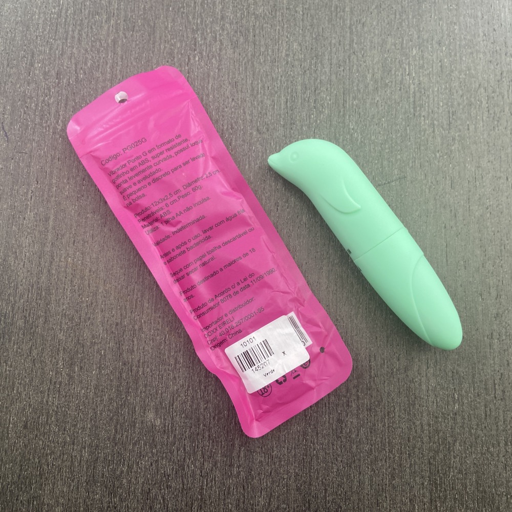 Vibrador Golfinho Ponto G Toque Aveludado