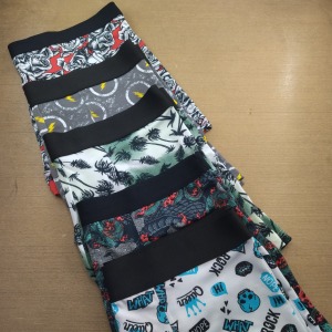 Cueca Boxer Microfibra Estampada