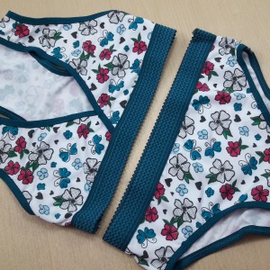 Conjunto Infantil de Romantic Estampado com Elástico Birm 