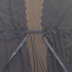 Robe em Tule e Renda com Amarrao